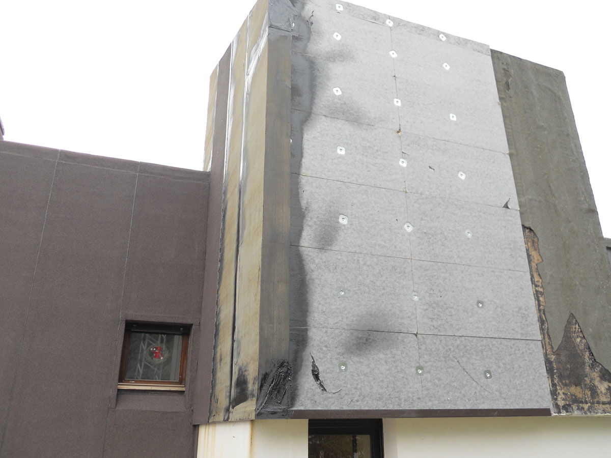 Impermeabilizzazione e coibentazione parete verticale su condominio